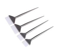 DECORNIJIA Pettine in Set 4 Pezzi Setole Ultra Morbide 5 7 Cm per Parrucchieri e Applicazioni in Salone