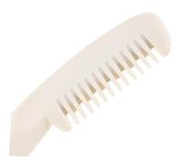 DECORNIJIA Pettine Taglia Bianco con Lame Rasoio per Rifinitura e Assottigliamento Strumento Design Portatile e Silenzioso per Casa e Viaggio