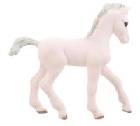 DECORNIJIA Piccola in Plastica Realistica Decorazione Casa e Festa Tema Animali Cavallino Bianco per Studio e Arredamento