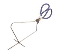 DECORNIJIA Pinza in Metallo per Ceramica Smaltata Strumento per Argilla e Smalto Pinzetta Compatta per Applicazione e Immersione Smalti in Ceramica