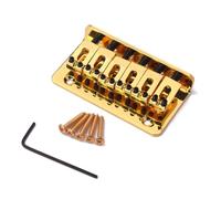 DECORNIJIA Ponte per Chitarra Corde in Metallo Piastra Deformazione e Sella Preforata Ricambio Strumento Musicale per Ukulele e Chitarra