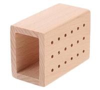 DECORNIJIA Portautensili Legno Compatto Per Salone Di Bellezza e Casa Organizer Per Punte Di Trapano e Strumenti Per Manicure Con Capacità Per Ordinato e Pratico