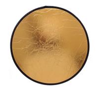 DECORNIJIA Riflettore Fotografico Pieghevole Dorato e Argento 2 in 1, Accessorio per Fotografia Still Life, Resistente e Spesso, Adatto a Studi Fotografici e Venditori Online