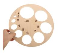 DECORNIJIA Ruota di Legno per la Posizione Fetale Tavola per Dilatazioni Cervicali Strumento Didattico Ostetrico per Lezioni di Educazione al Parto Modello Realistico per Studenti e