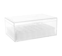 DECORNIJIA Scatola per Medicinali in Plastica Opaca, Contenitore Compatto e Portatile a Forma di Cubo, Multifunzionale per Uso Domestico ed Emergenze