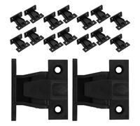 DECORNIJIA Set 16 Clip per Mobili a Montaggio Rapido, Connettori a Pressione per Pannelli Armadietti, Staffe Angolari per Ripiani da Cucina, Accessori per Mobili senza Attrezzi Adatti