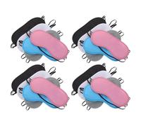 DECORNIJIA Set 20 Maschere per Dormire Oscuranti Leggere per Occhi, Regolabili e Morbide, Copertura Portatile per Viaggi, Sonno Notturno e Relax