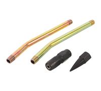 DECORNIJIA Set Accessori Pistola per Grasso 15 Cm con Tubo Rigido e Ugelli Anti-Perdita, Raccordo per Ingrassatore Professionale per Officina e Manutenzione Veicoli, Adatto a Lubrificazione