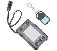 DECORNIJIA Set Accessori Riscaldatore Auto Monitor Lcd e Telecomando 12v/24v, Controller Riscaldamento Parcheggio Pulsanti Timer e Modalità Manuale, Compatibile per Auto e Camion