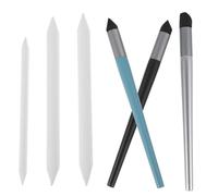 DECORNIJIA Set da 6 Penne Sfumatrice Punta in Spugna Morbida per Pastelli a Olio, Strumenti per Sfumare e Transizioni, Forniture Artistiche Portatili per Disegni, Schizzi e Pittura