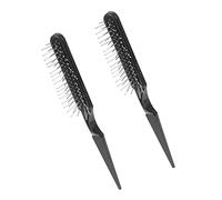 DECORNIJIA Spazzola per Chioma 2 Pezzi Denti Standard in Abs per Massaggio del Capelluto, Pettine a Coda D'aria per Parrucchieri e Coloristi