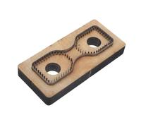 DECORNIJIA Stampo da Taglio per Pelle Forma di di Cinturino Lama Affilata in Acciaio Giapponese Fustella Manuale per Progetti DIY di Artigianato in Cuoio Precisione Senza Sbavature Adatto