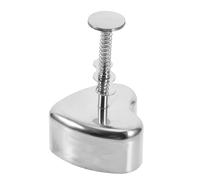 DECORNIJIA Stampo per Palline di Riso in Acciaio Resistente Forma di Cuore Pressa per Onigiri e Hamburger Facile da Usare per Pranzi Bento e Ricette Giapponesi Superficie Antiaderente per