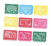 DECORNIJIA Striscioni per Festa Messicana in Non Decorazione Reutilizzabile per dei Morti Banner Leggero e Facile da Appendere Adatto Interni ed Esterni per Festivi