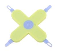 DECORNIJIA Strumento 4 in 1 la Pulizia di Naso, Orecchie e Unghie Ragazzo Ragazza, Accessorio Indispensabile la Cura Sicura del Ragazzo Ragazza, Design a Croce Giallo Chiaro