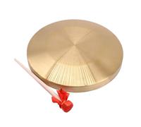 DECORNIJIA Strumento Percussione Hand Gong Maneggevole e Resistente per Feste Scolastiche e Festival Superficie Lucidata con Dettagli Raffinati Suono Chiaro e Portatile Regalo per