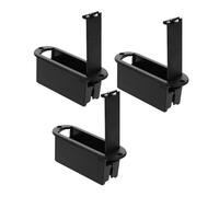 DECORNIJIA Supporto Batteria 9v per Chitarra e Basso 3 Pezzi con Spugna Interna Antivibrazione Scatola Porta Batterie Plastica Accessori Pickup Attivo per Strumenti Musicali