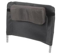 DECORNIJIA Supporto Cervicale per Carrozzina con Cuscino Ergonomico Traspirante e Acciaio Ad Alta Resistenza Adatto per Anziani e Disabili Installazione Semplice con Cinghie Elastiche per