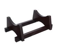 DECORNIJIA Supporto per Botti di Vino in Legno da 3 Litri Marrone, Base Stabile per Distributore di Bevande da Banco, Rialzo per Barili per Feste e Buffet