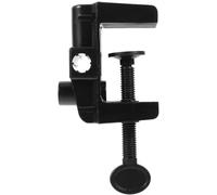 DECORNIJIA Supporto per Microfono da Tavolo in Abs Nero M2 Morsetto Forte Antiscivolo e Design Moderno per Scrivanie e Tavolini da Letto