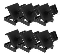 DECORNIJIA Supporto per Microfono da Tavolo Regolabile Morsetto Base Compatta per Microfoni Set da 6 Pezzi per Streaming Registrazioni e Uso Scolastico