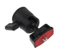 DECORNIJIA Supporto per Treppiede 360° Rotante Mini Giunto Sferico in Lega e Plastico per Fotocamera Dslr e Live Streaming