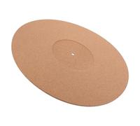 DECORNIJIA Tappetino in Sughero per Giradischi Antistatico Spessore Pad di Protezione Vinile per Lettore Dischi Riduce Vibrazioni e Migliora Qualità Audio Adatto Giradischi Vintage e Moderni