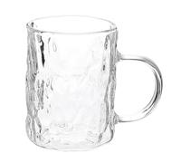 DECORNIJIA Tazza in Vetro Borosilicato con Antiscottatura per e Tè Quotidiano Resistente e Sicura e Ufficio
