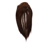 DECORNIJIA Topper per Diradamento Clip Leggera e Confortevole Volume Naturale Resistente Alluso Quotidiano Colore Marrone per Integrazione Invisibile