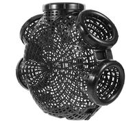 DECORNIJIA Trappola per Pesca Riutilizzabile in PP Leggero Gabbia per Granchi Anguille e Gamberetti Rete Resistente per Acqua Dolciastre e Salata Facile da Montare e Trasportare Cattura e