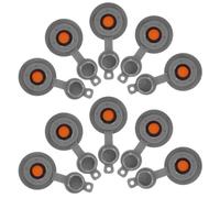 DECORNIJIA Valvola di Gonfiaggio in Tpu per Cuscino D’aria da Viaggio e Materassino Gonfiabile, Kit 10 Pezzi Tappo di Tenuta Sicura e Meccanismo Rapido di Gonfiaggio e Sgonfiaggio