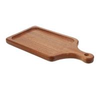 DECORNIJIA Vassoio in Massello per Pizza e Bistecche Tagliere per Servire Pane Piano Rettangolare in per Cucina e Presentazione