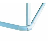 Decoro Bianco Supporto a Soffitto Montaggio 60cm. Alluminio