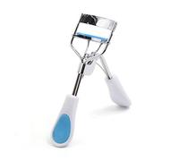 Decoro blu Manico bianco Pro Eyes Curling Piegaciglia Clip Strumento for trucco di bellezza Piegaciglia
