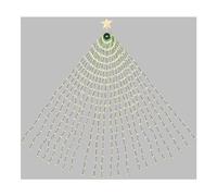 Decoro luminoso Lotti 68988 Tenda Mantello Verde Puntale Stella per