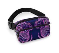 Decoro Per Abito Alla Moda, Confezione Piccola Completamente Stampata, Portatile Con Tracolla Regolabile Per Donne E Uomini Compatibile Con Sette Chakra Boemia Mandala Fungo Yoga Med