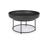 Decorspace Braciere basso da Giardino "Efesto" in acciaio verniciato decorazione moderna (Ø 80 X h 44 cm)