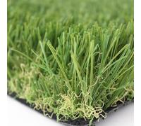 Decorspace Erba sintetica effetto realistico, prato artificiale da esterno 4 sfumature (40 mm, 1 x 2 mt)