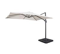 Decorspace Ombrellone con palo laterale ''Nettuno'' in alluminio verniciato a polvere da giardino e balcone