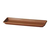 Decorspace Sottovaso Rettangolare Sottocassetta Basic per Fiori e Piante da Esterno (80 cm, Terracotta)