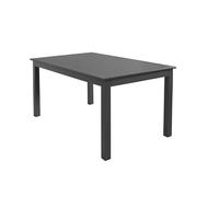 Decorspace Tavolo allungabile "Ibiza" in alluminio dogato da esterno per giardino e veranda (Tavolo 150-210 x 90 cm, Antracite)