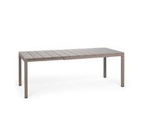 Decorspace Tavolo allungabile "Nardi Rio" piano telescopico in durel-top per giardino e veranda "Made in Italy" (140-210- x 85 cm, Tortora)