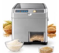 Decorticatrice Per Cereali Domestica, Lucidatrice Automatica Per Riso | Decorticatrice Automatica Per Cereali, Componenti Di Macinazione In Acciaio Legato, Modello Da Banco, Capacità 30 Kg/h