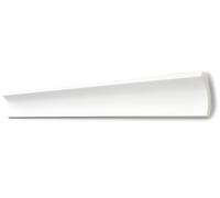 Decosa Listello da soffitto B7 - Elegante modanatura in stucco bianco - 1 listello da 2 m di lunghezza = 2 m - Modanatura decorativa in polistirolo 50 x 50 mm - per soffitto o parete