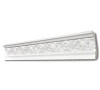 Decosa Listello in stucco G3 Gracia - Listello da soffitto in bianco - 35 listelli da 2 m di lunghezza = 70 m - Modanatura decorativa in polistirolo 50 x 80 mm - Per soffitto o parete