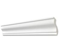Decosa - Listello per soffitto S100 Sylvia - Elegante listello in stucco bianco - 30 listelli da 2 m di lunghezza = 60 m - Listello decorativo in polistirolo 70 x 70 mm - Per soffitto o parete