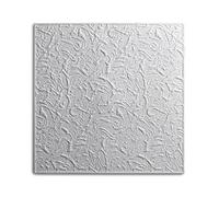 Decosa Piastra da soffitto Paris, Bianco, 50 x 50 cm - prezzo speciale 5 Pack (= 10 MQ)