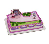 DecoSet Disney Minnie Mouse Happy Helpers Cake Topper Set di decorazioni per torte da 4 pezzi con Minnie Mouse e Paperina