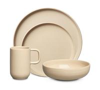 Decotique BON Servizio da Tavola Set Iniziale Set da 16 Beige