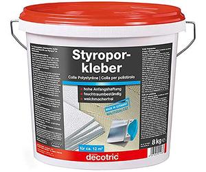 Decotric Collante per polistirolo espanso e carta da parati, 8 kg